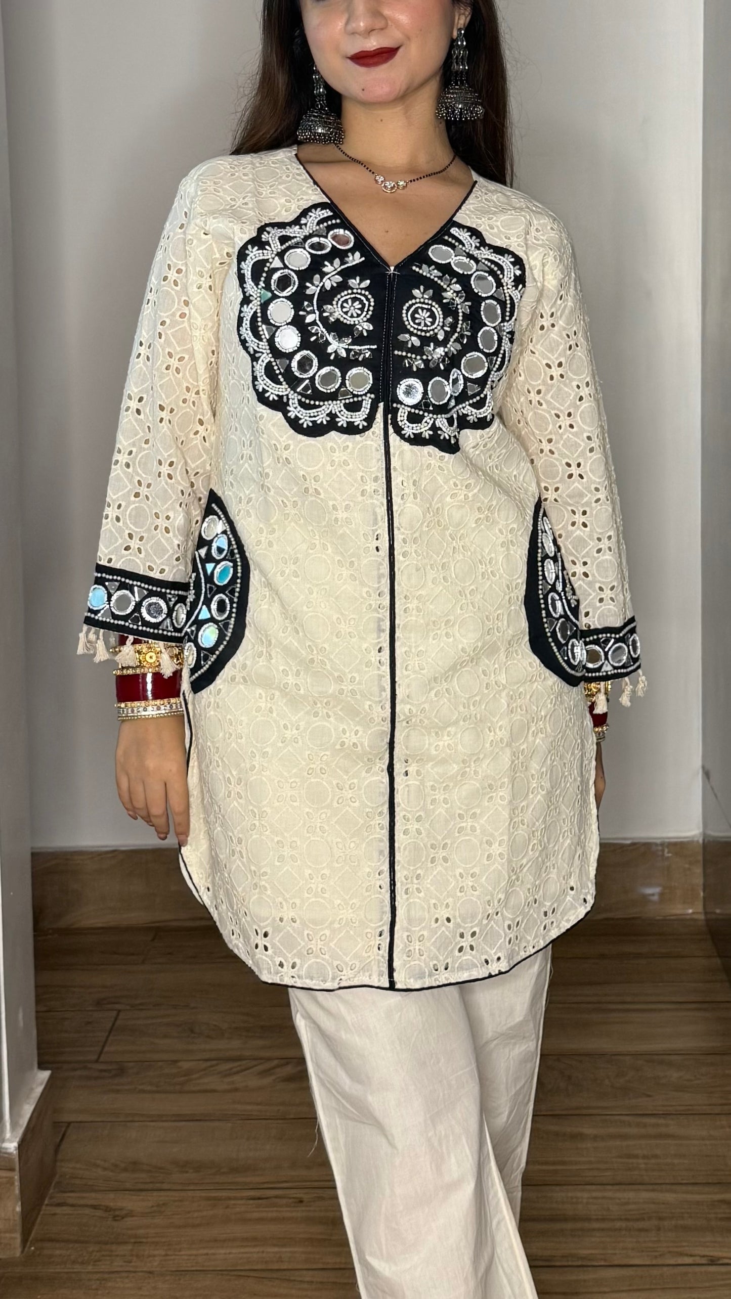BLACK NAZNEEN COORD SET