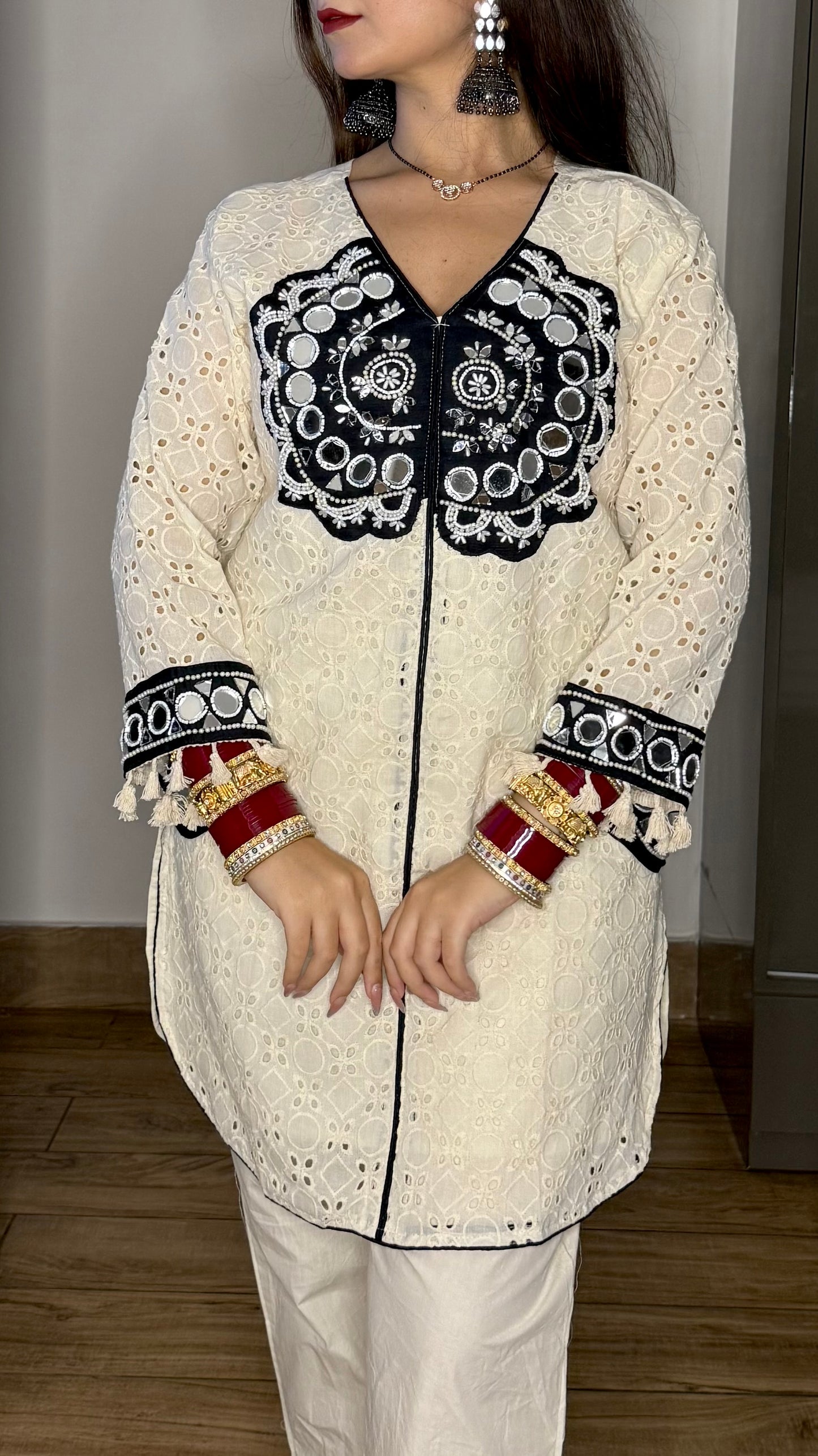 BLACK NAZNEEN COORD SET
