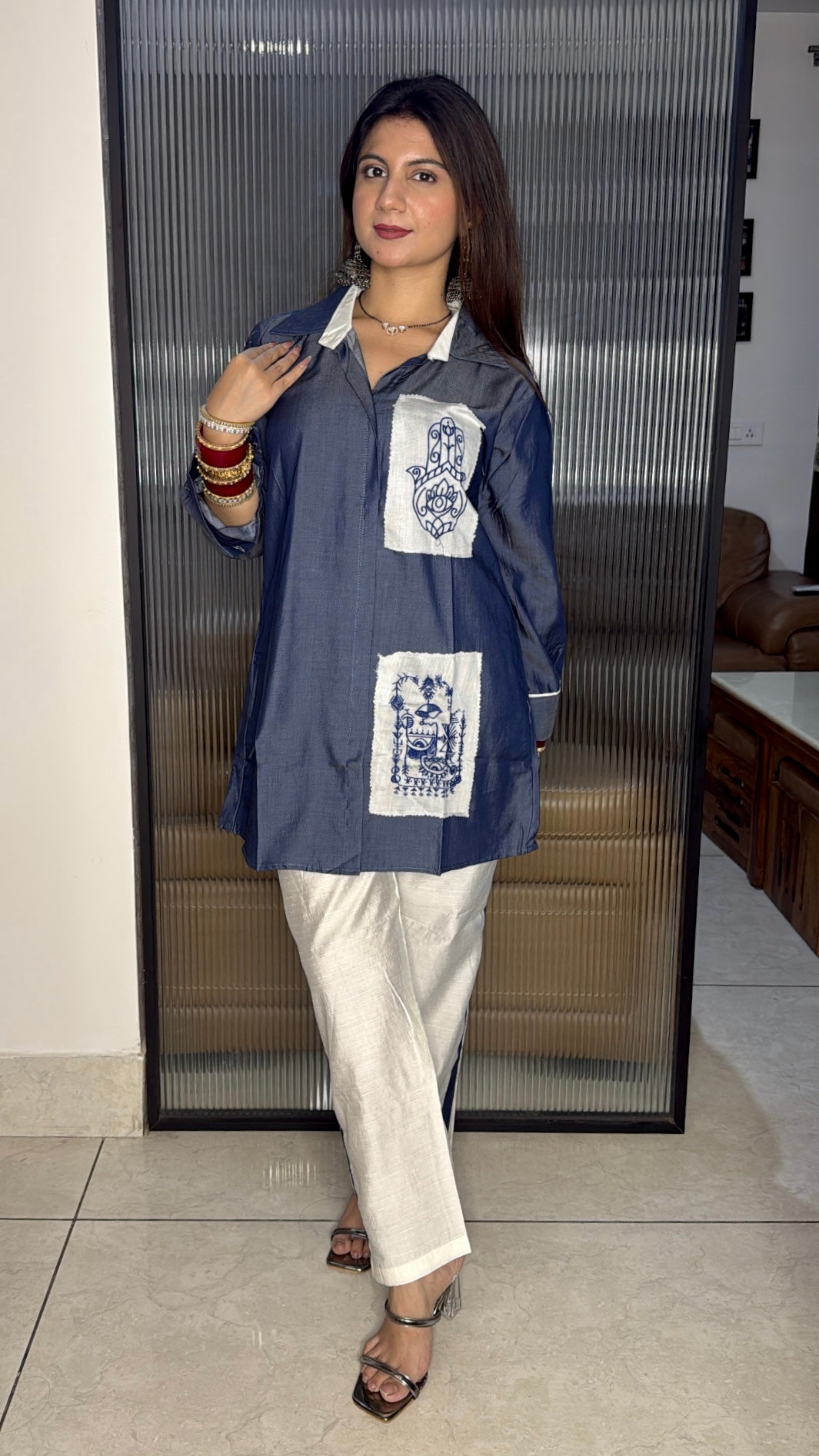 DENIM HAND COORDSET