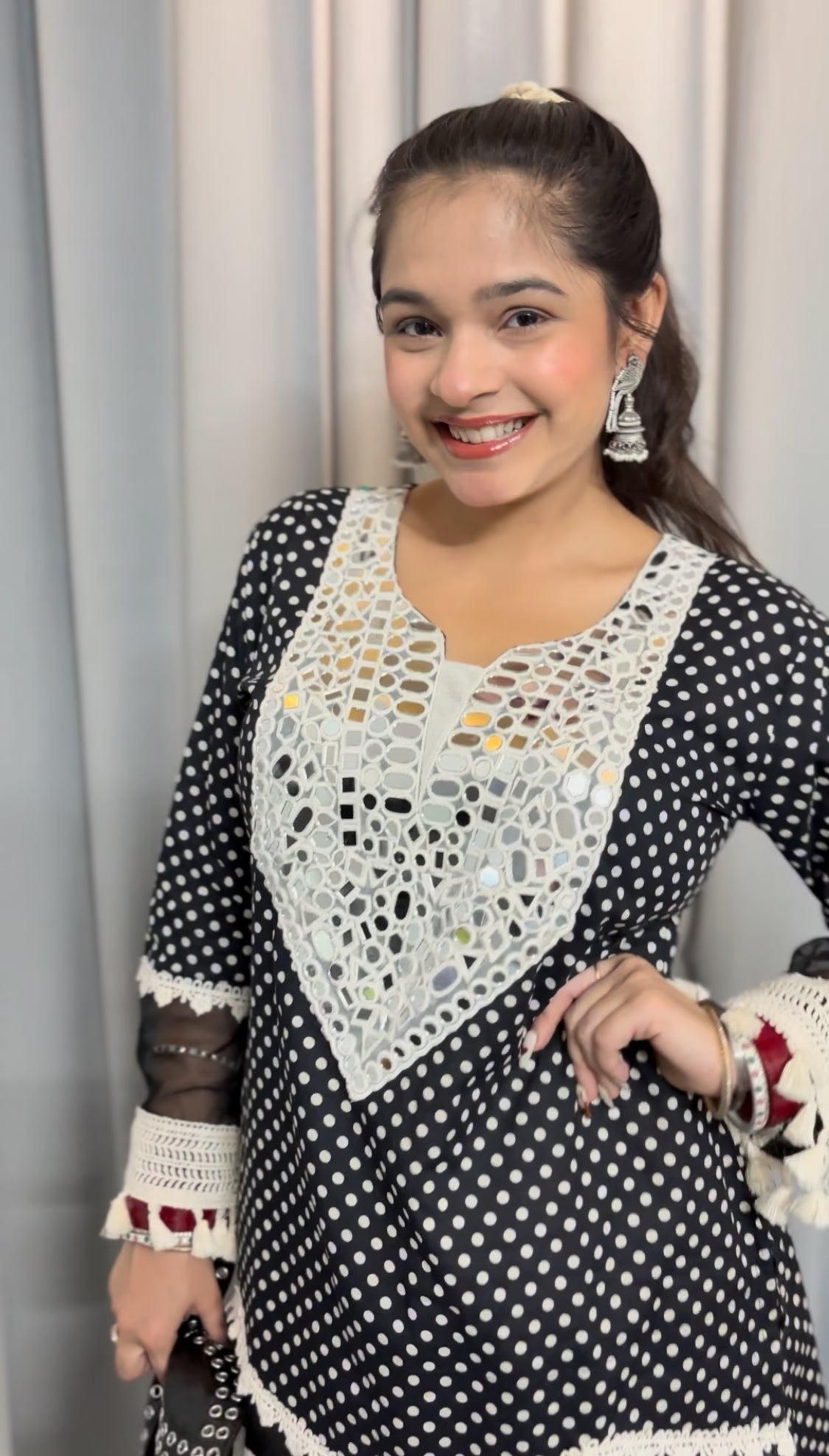 Polka Mirror Coord Set