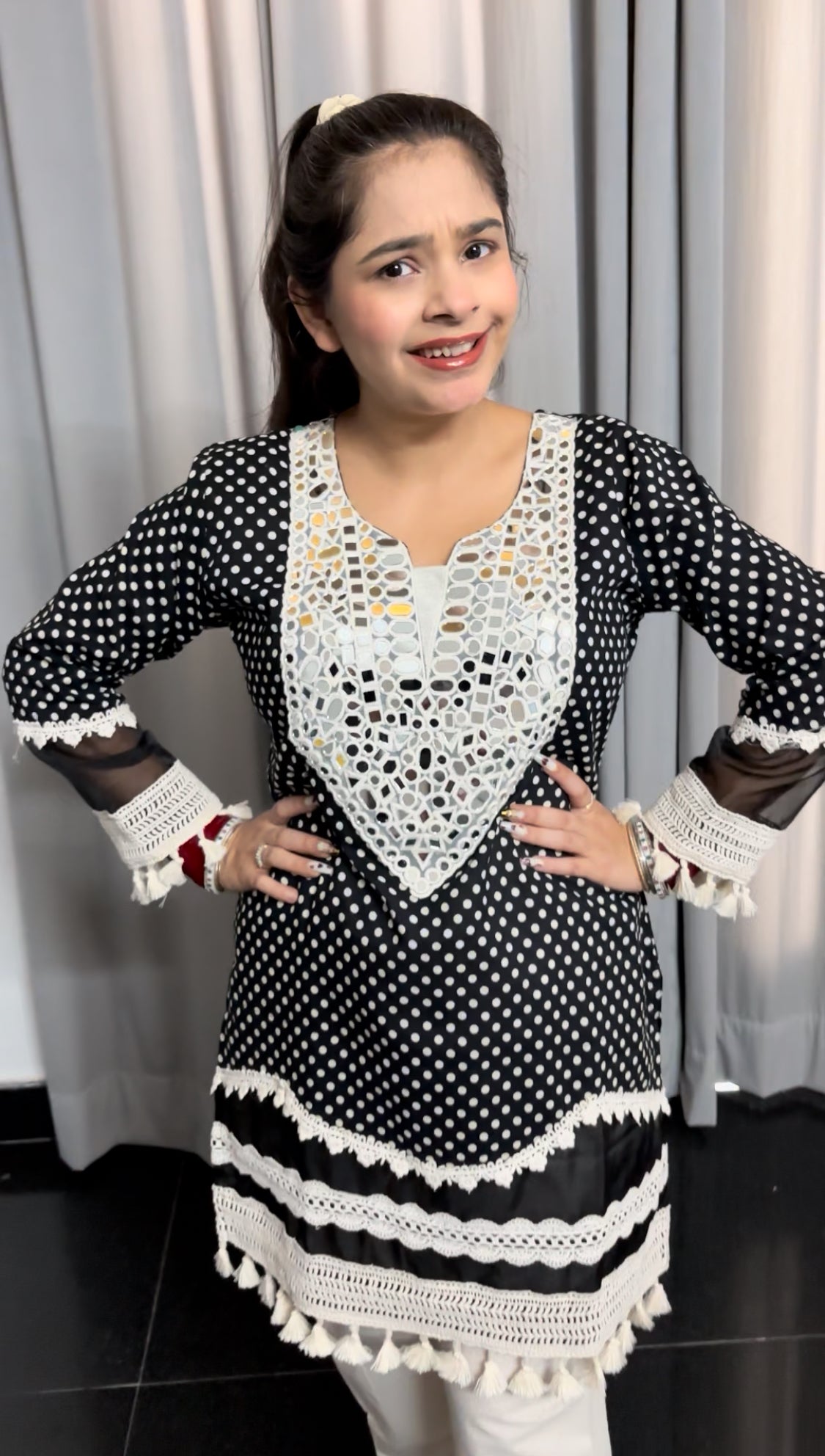 Polka Mirror Coord Set