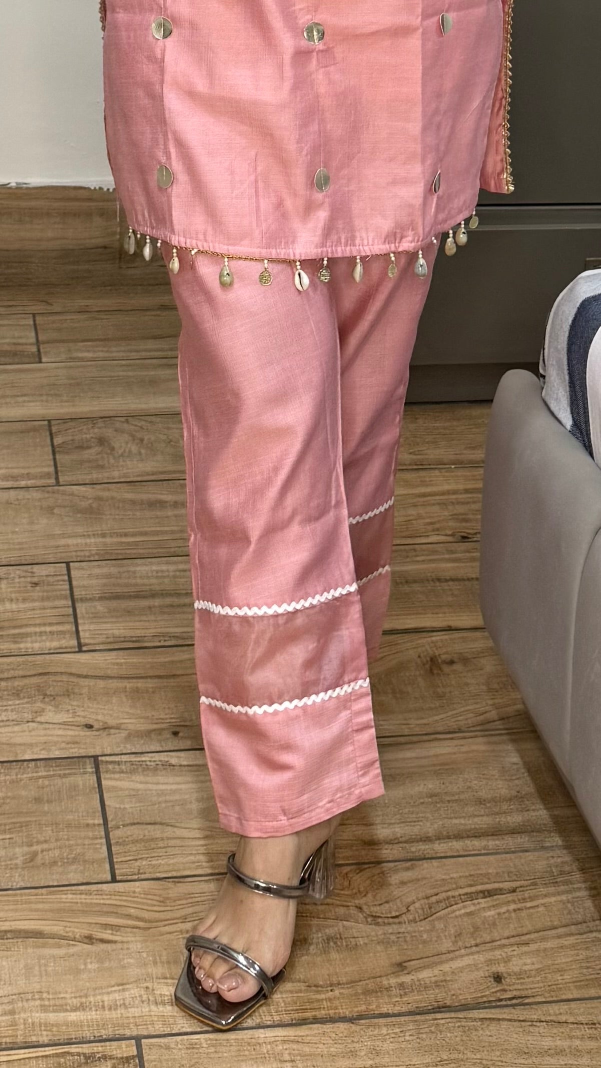 PINK SHELL COORDSET