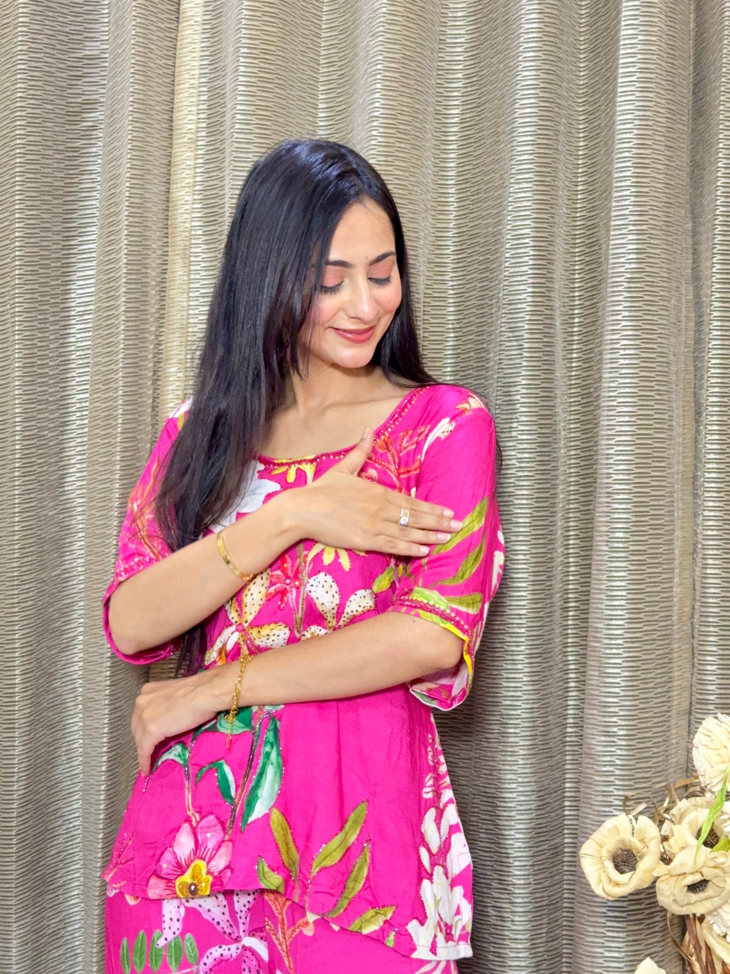 Rosa Pink Floral Set