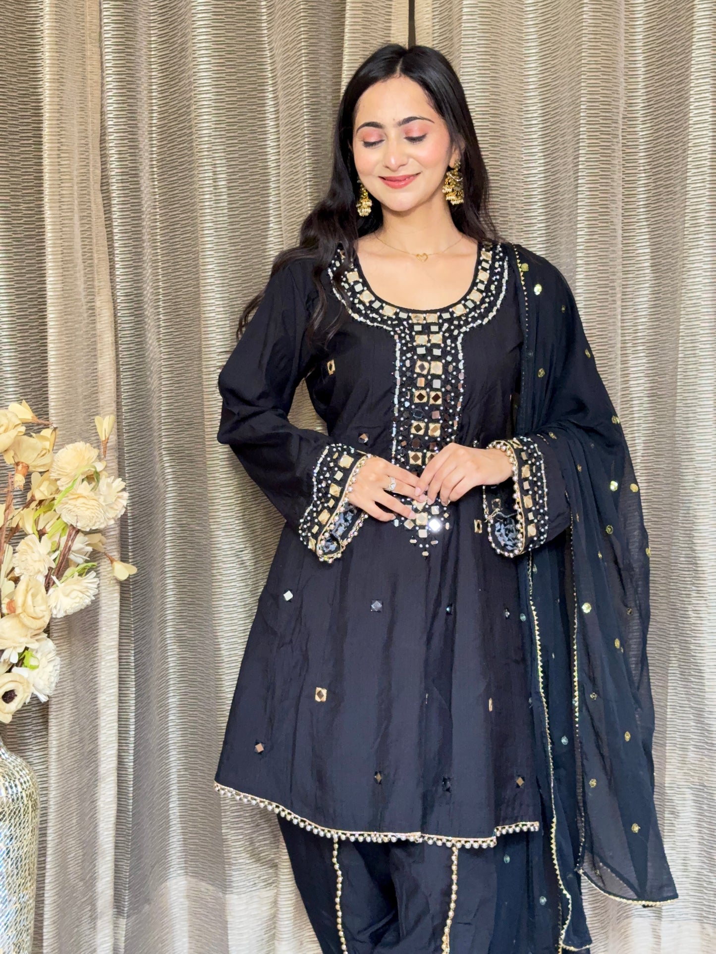 BLACK SUIT SET