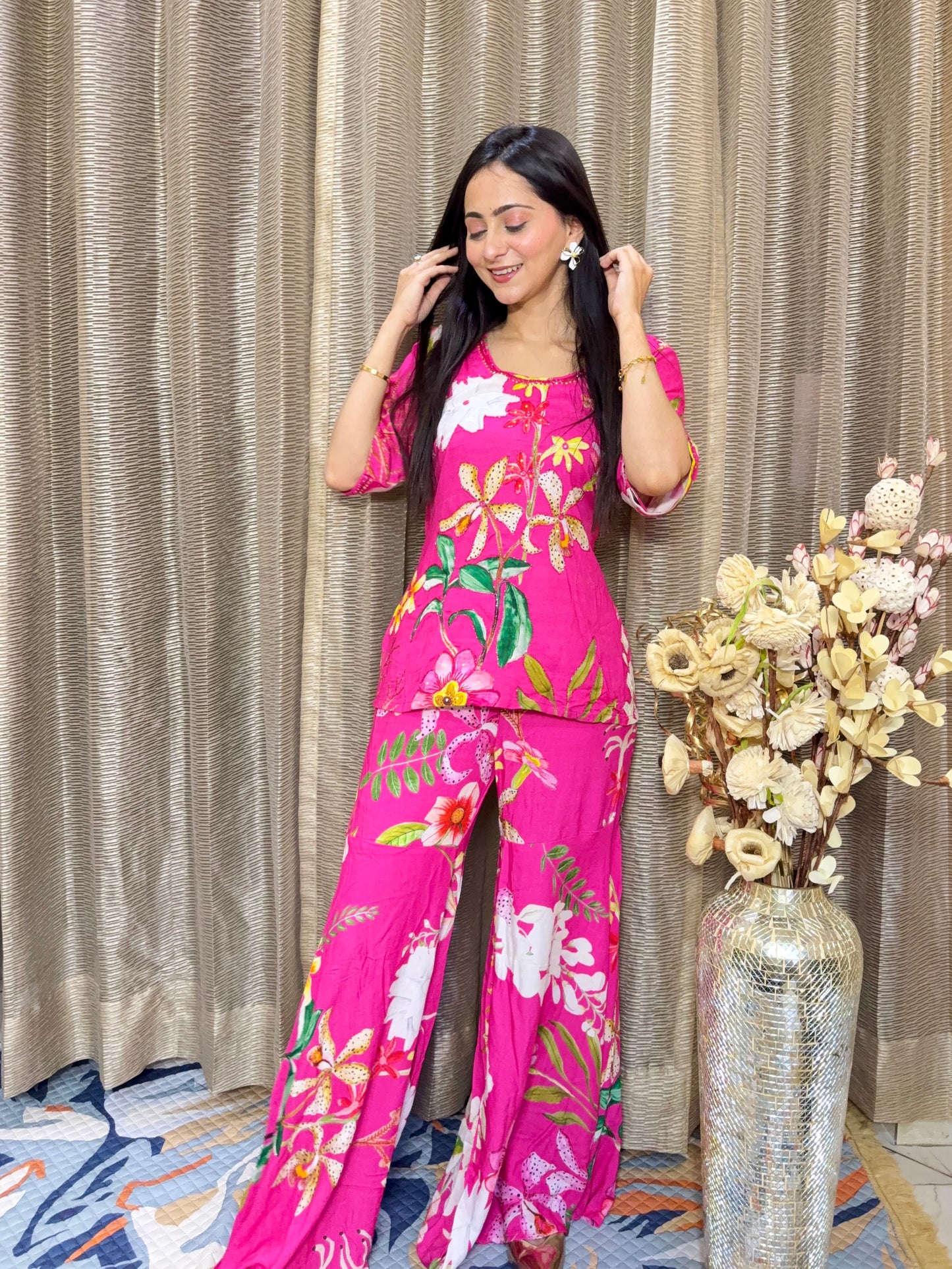 Rosa Pink Floral Set